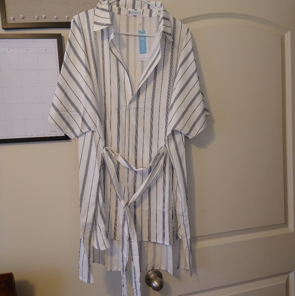 Beach button up cover up